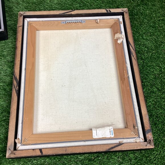 Vintage Mid Century Oil Painting Set Signed Sail Boats - Picture 14 of 16